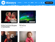 Tablet Screenshot of ministry.com